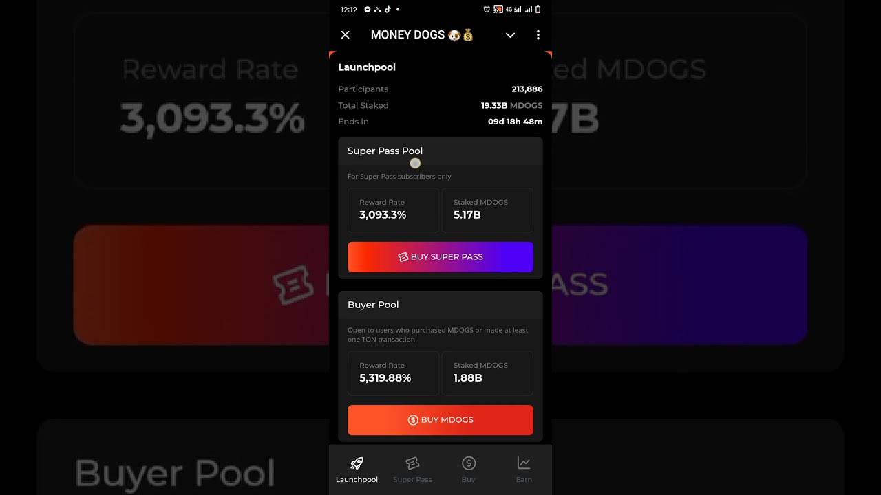 HOW TO CLAIM AND STAKE MONEY DOGS TOKEN.