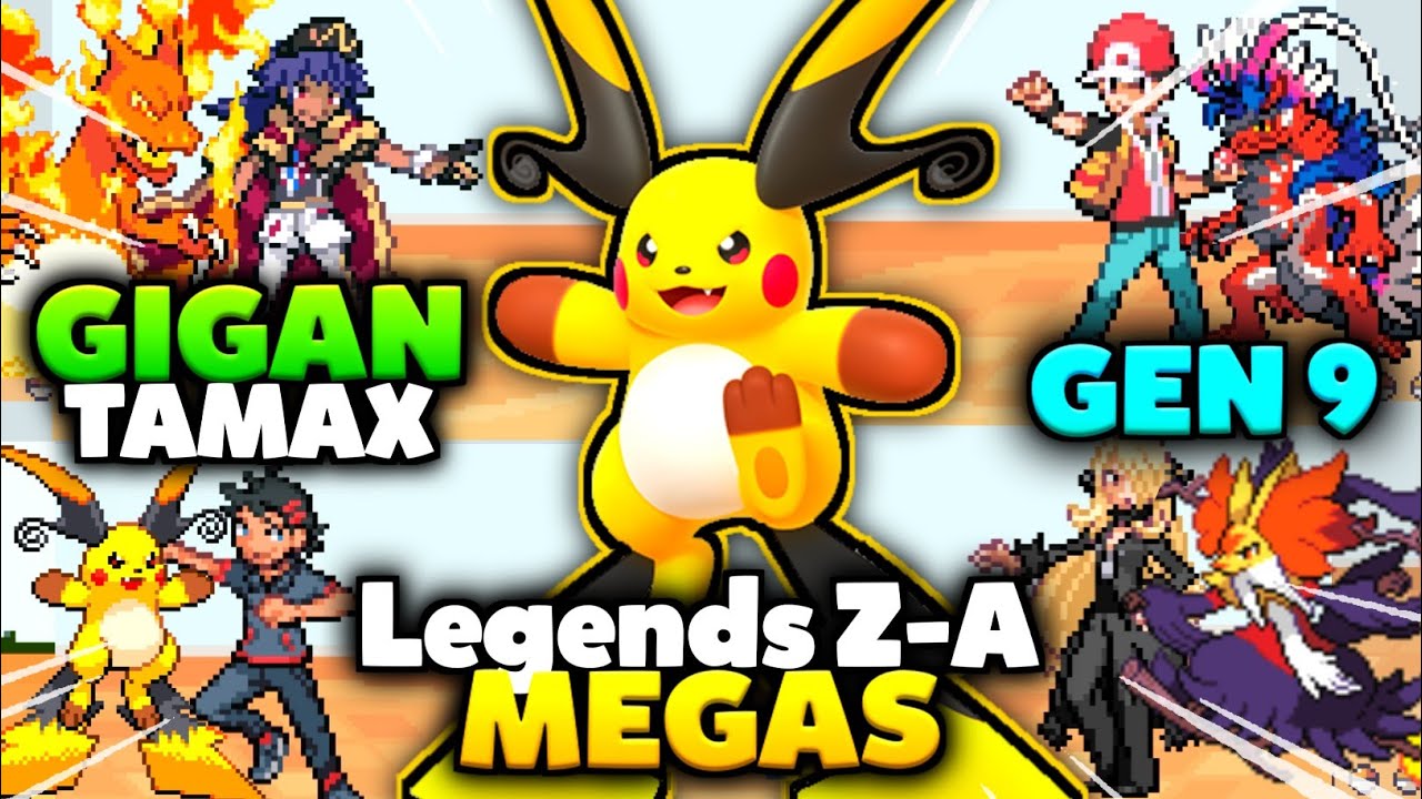 NEW! Pokemon GBA Rom Hack 2026 With Legends ZA MEGAS, Gen 9 & More!