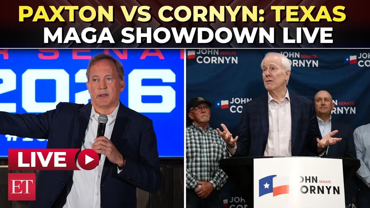 Ken Paxton vs John Cornyn LIVE | Election results in Texas Senate primary runoff turn explosive