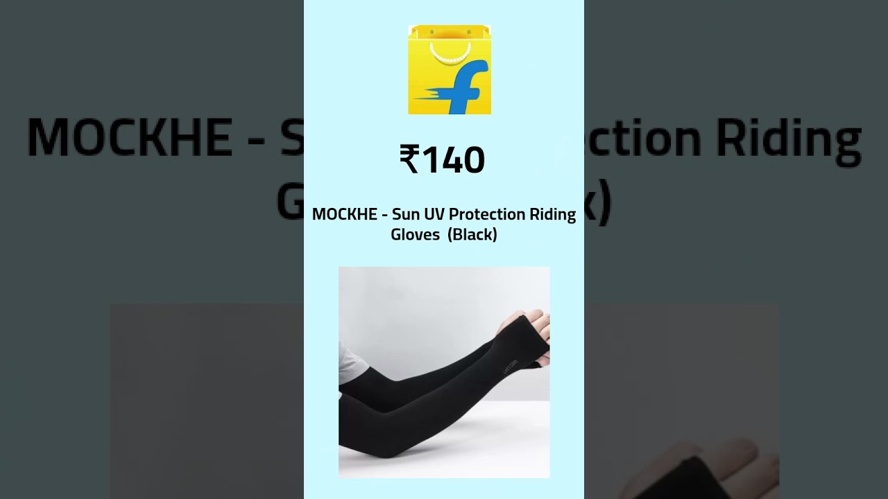 MOCKHE - Sun UV Protection Riding Gloves  (Black)