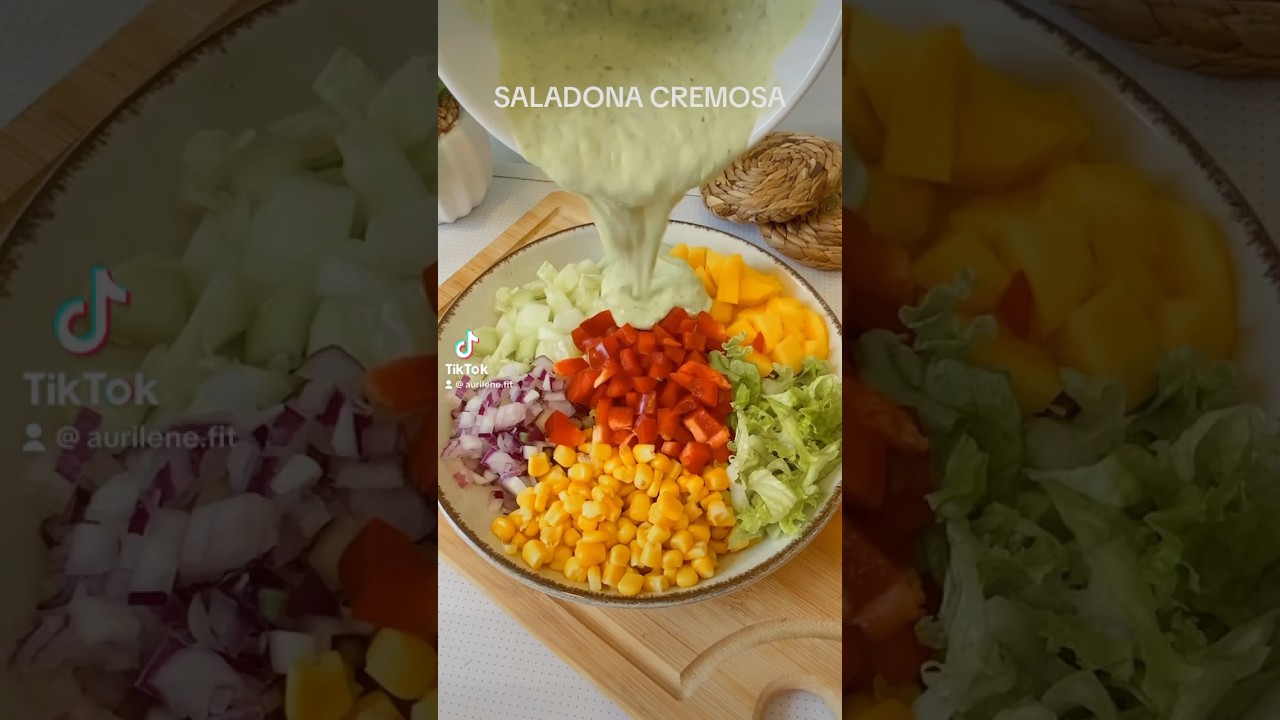 SALADA CREMOSA E NUTRITIVA. 