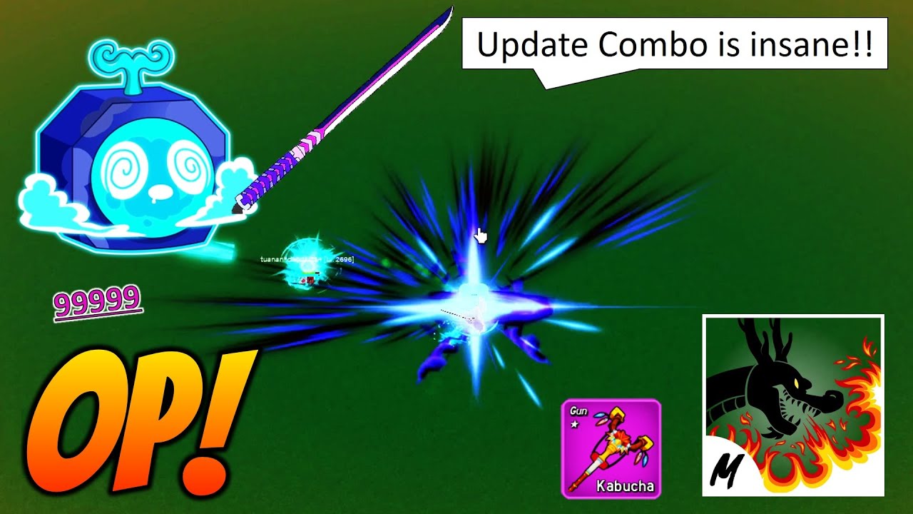 Это сочетание Гравитационного Клинка Драконьего Когтя и Кабучи просто СУПЕР!!!😲🔥 Blox Fruits