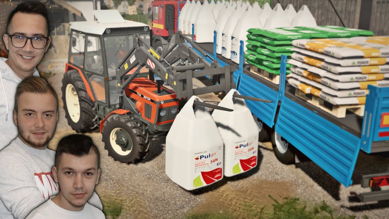 Przyjechała Ciężarówka [Rozładunek Nawozów & Nasion]😱 Żniwa Łubinu🌱 