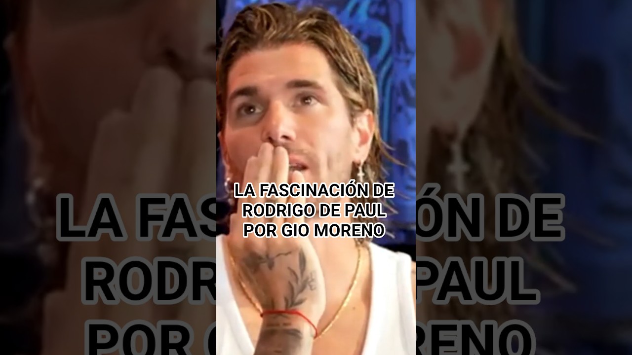 Rodrigo De Paul y en quienes se reflejaba en su posición. La fascinación por Giovanni Moreno