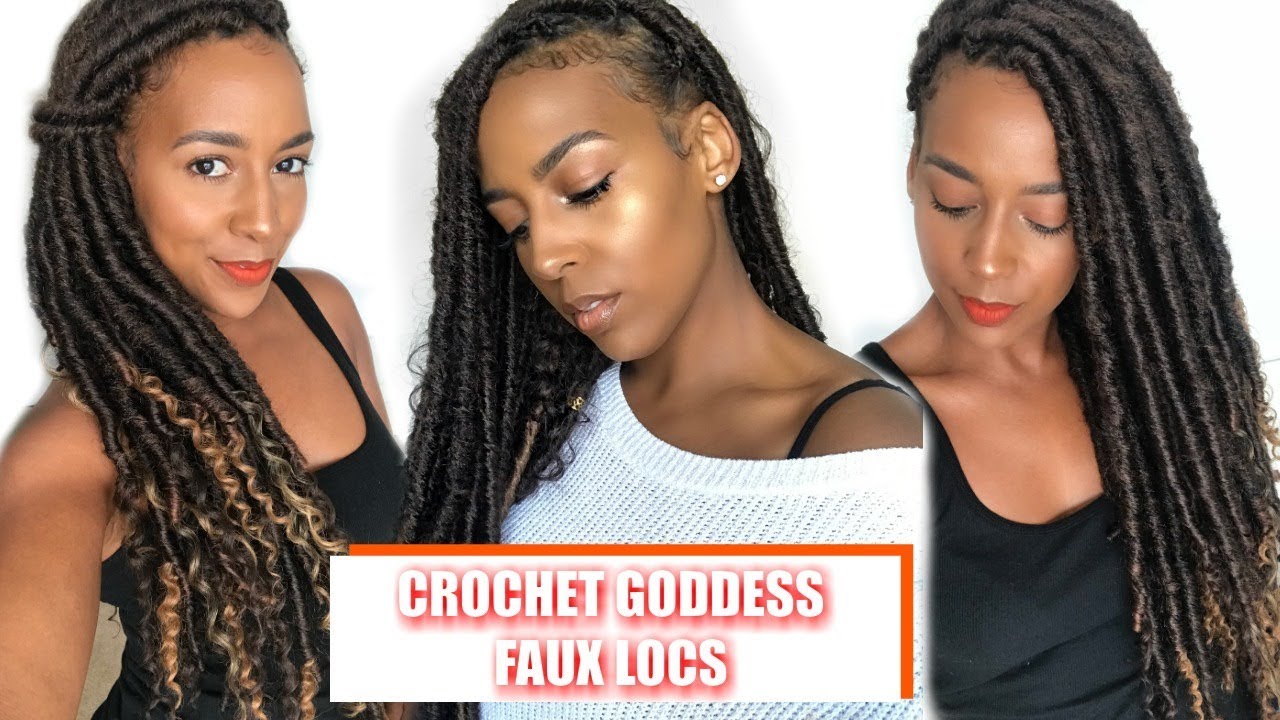 Individual Crochet Goddess Faux Locs
