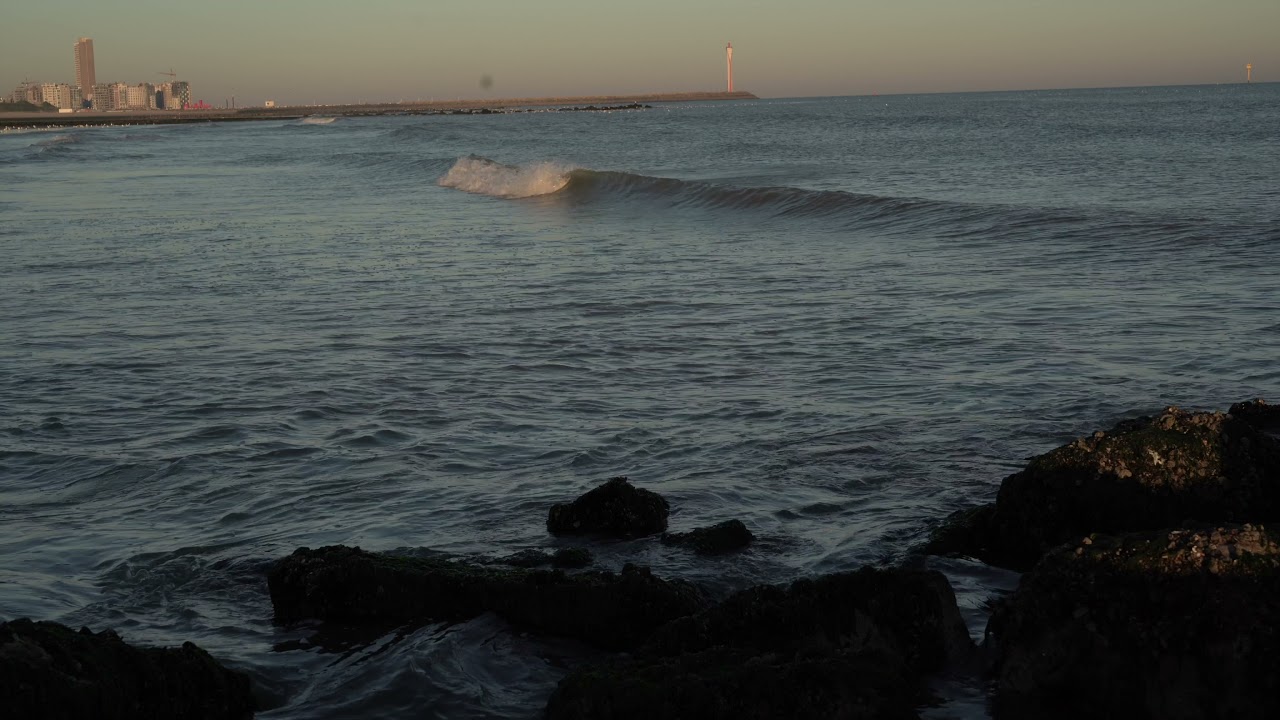 Relaxing Morning At The Belgian Coast I Bredene I Belgium I Binaural Audio Sound