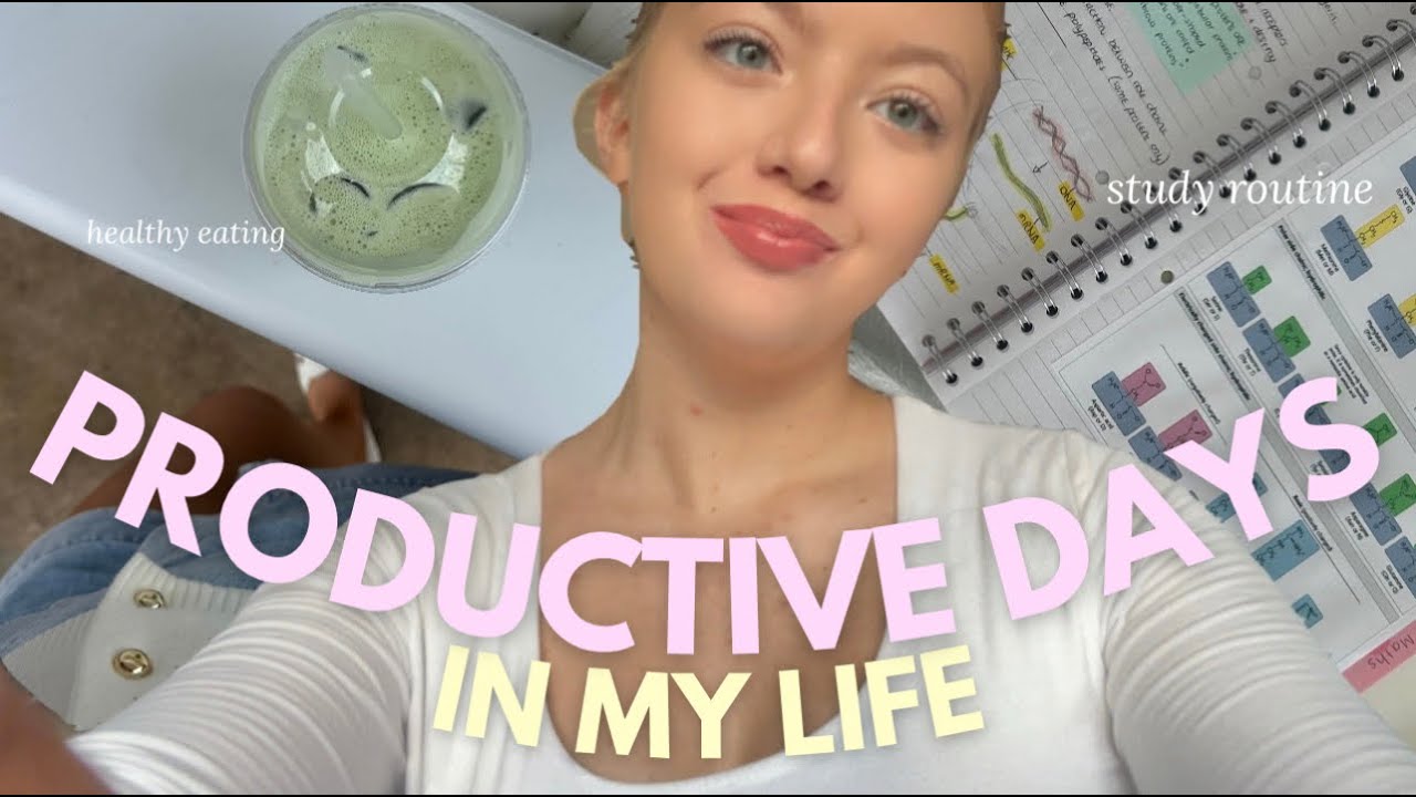 PRODUCTIVE DAYS IN MY LIFE || gym, studying, healthy eating, skincare