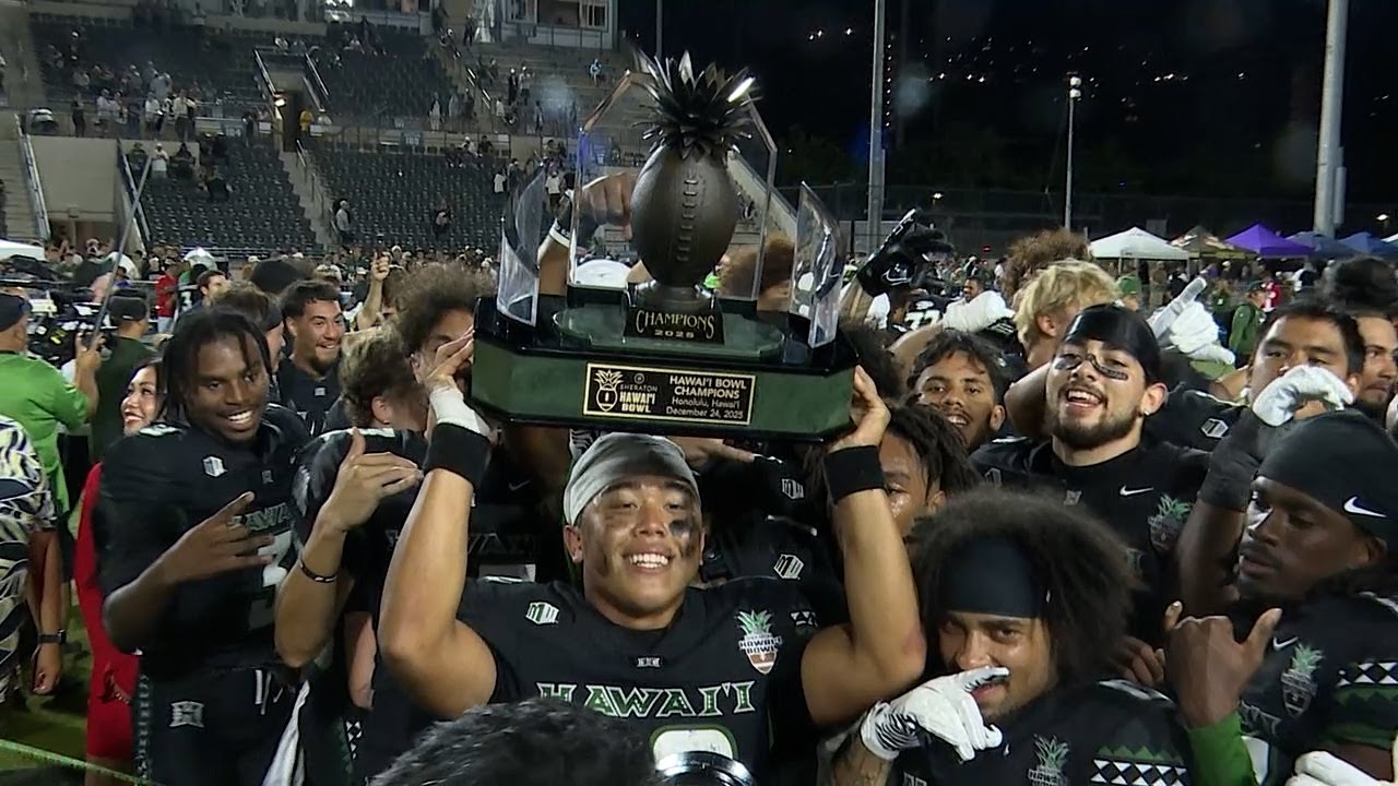Christmas came early for Rainbow Warriors in memorable Hawaii Bowl victory