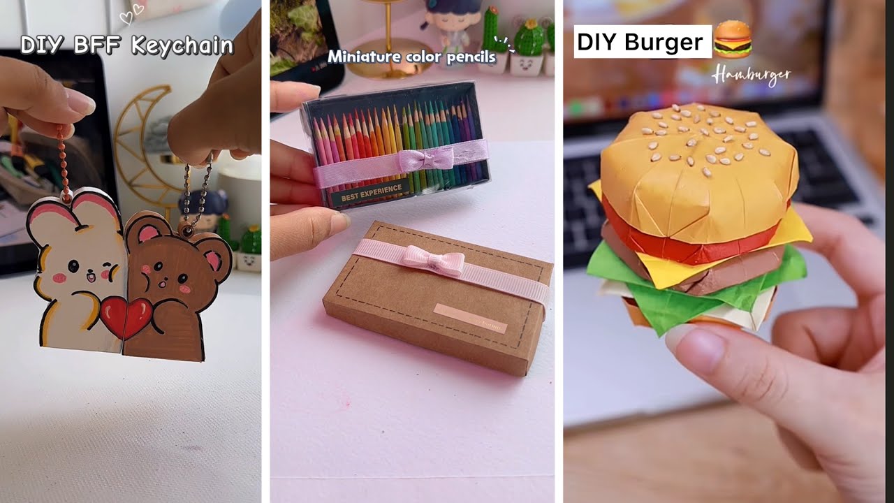 Easy Craft ideas/ miniature craft | Paper craft/ how to make | DIY | school project | MuktaArt&Craft