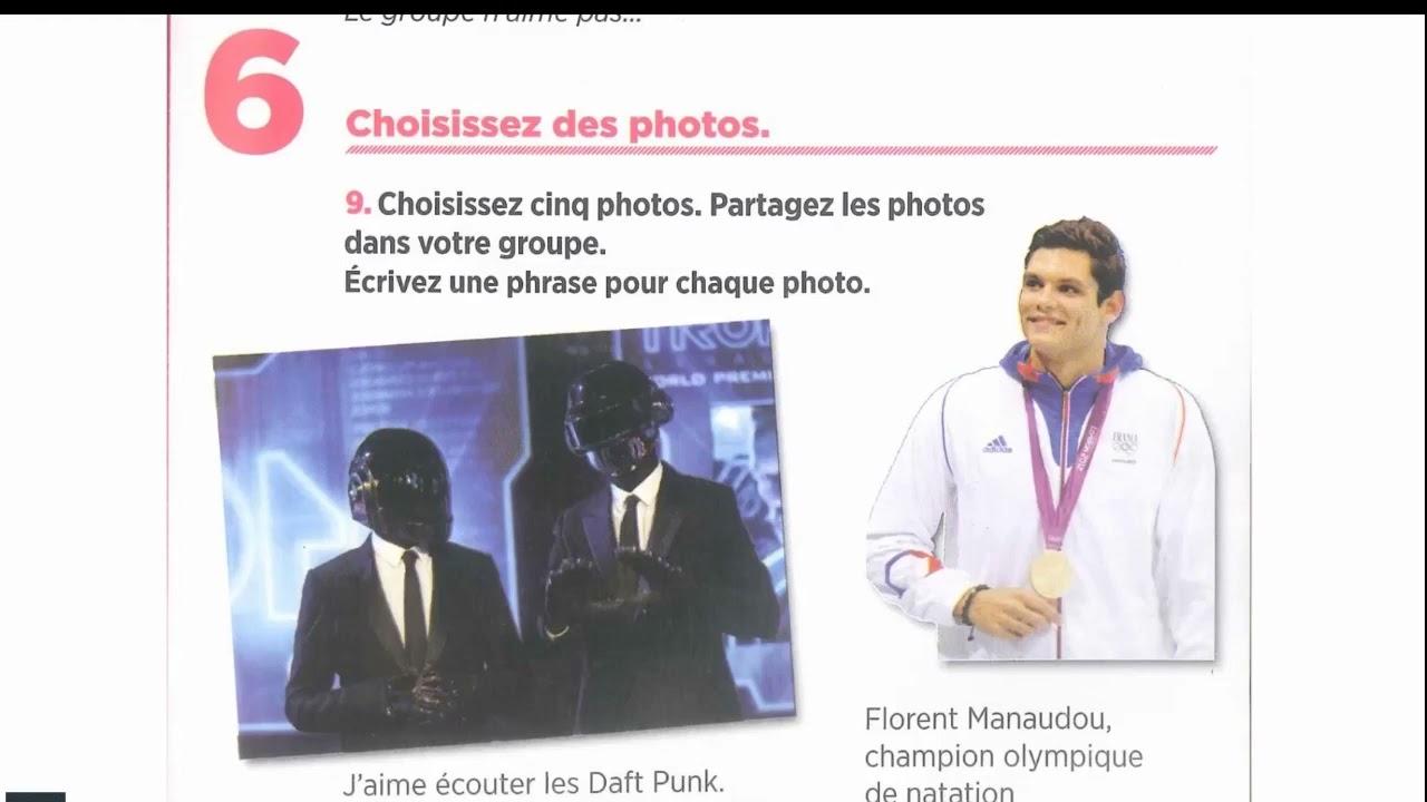 Урок № 9 по учебнику Tendances. Уровень А 1.