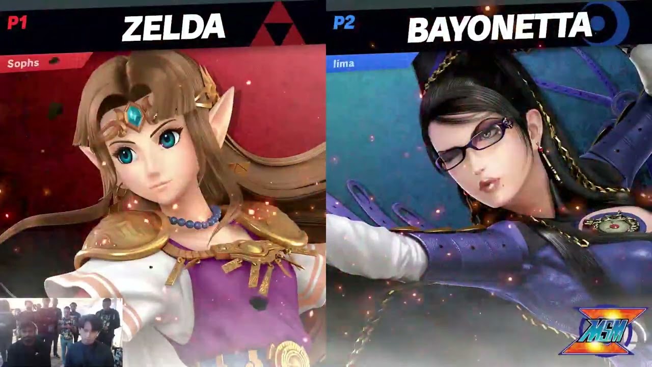 WaveDash 2023 top24 - ven (Zelda) Vs. Lima (Bayonetta) - SSBU Tournament