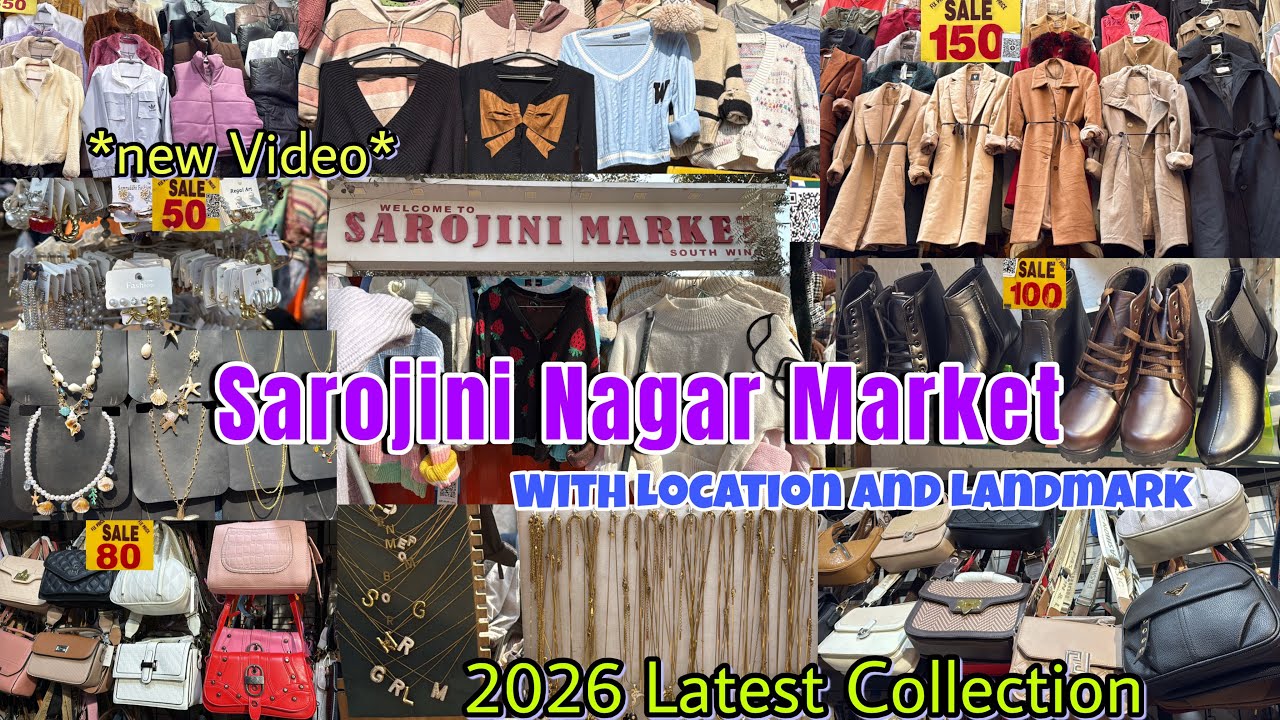 Sarojini Nagar Market Delhi✨| Sarojini Nagar Winter Collection 2026 with shop number | Jasmine kaur
