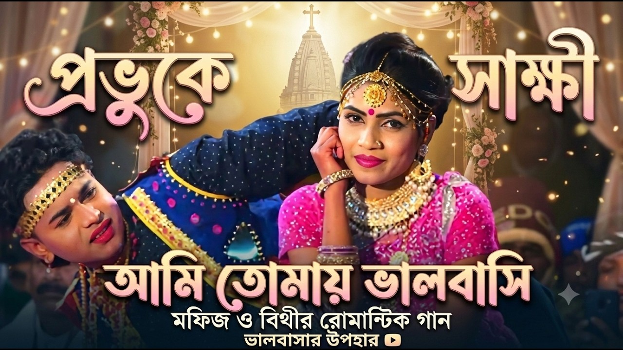 মফিজ ও বিথীর রোমান্টিক গান। প্রভুকে রাখিয়া সাক্ষী আমি তোমায় ভালবাসি। Mofiz । Bithi