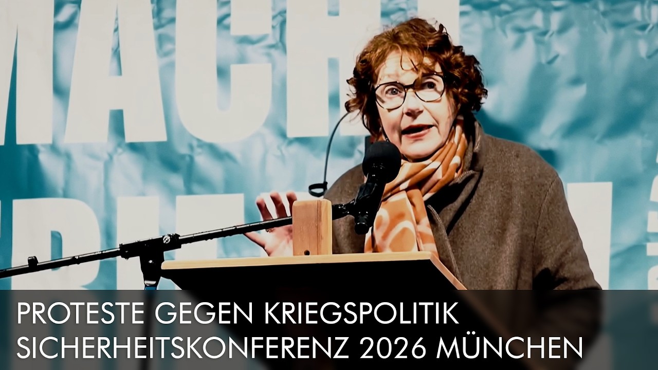 Prof. Dr. Ulrike Guérot – Rede bei Protesten gegen Kriegspolitik Sicherheitskonferenz 2026 München