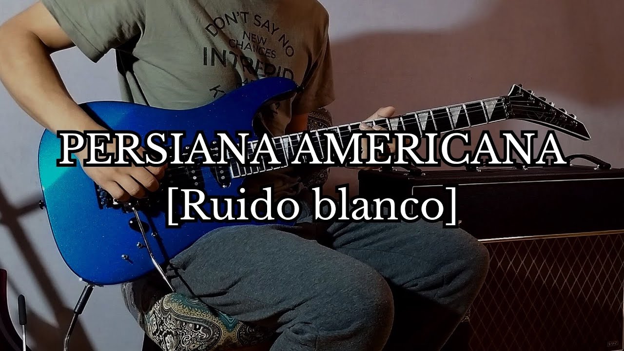 Persiana americana (Cover Guitarra) Soda Stereo Ruido blanco 1987 | Febra Soloist
