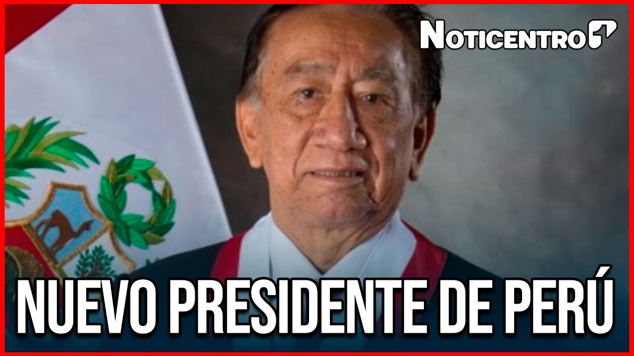 José María Balcázares, el nuevo presidente de Perú: noveno en 10 años | Canal 1 | Noticentro