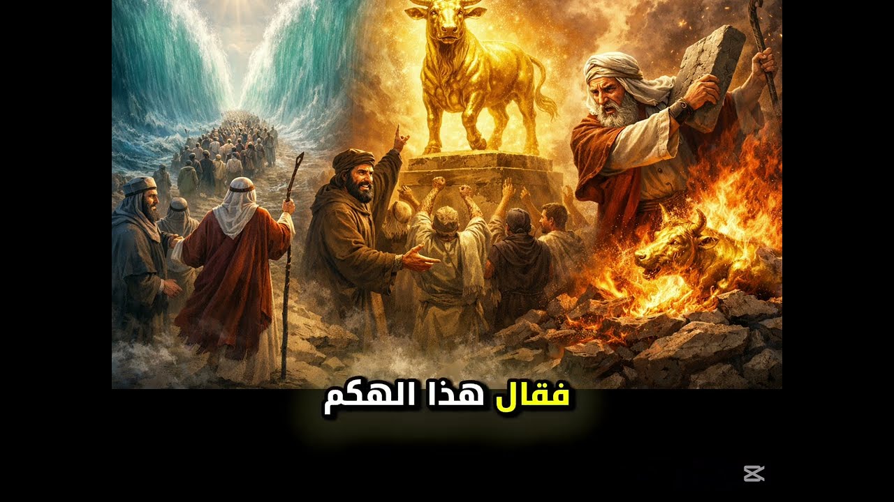 قصة السامري وكيف صنع العجل 
