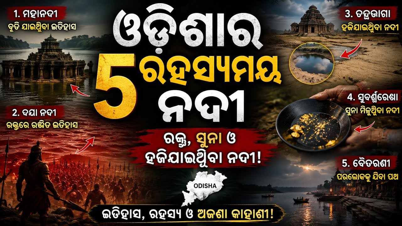 👉 ଏହି 5ଟି ନଦୀ ଓଡ଼ିଶାକୁ ଆଜି ବି ଡରାଏ! 🌊 | Hidden Secrets of Odisha