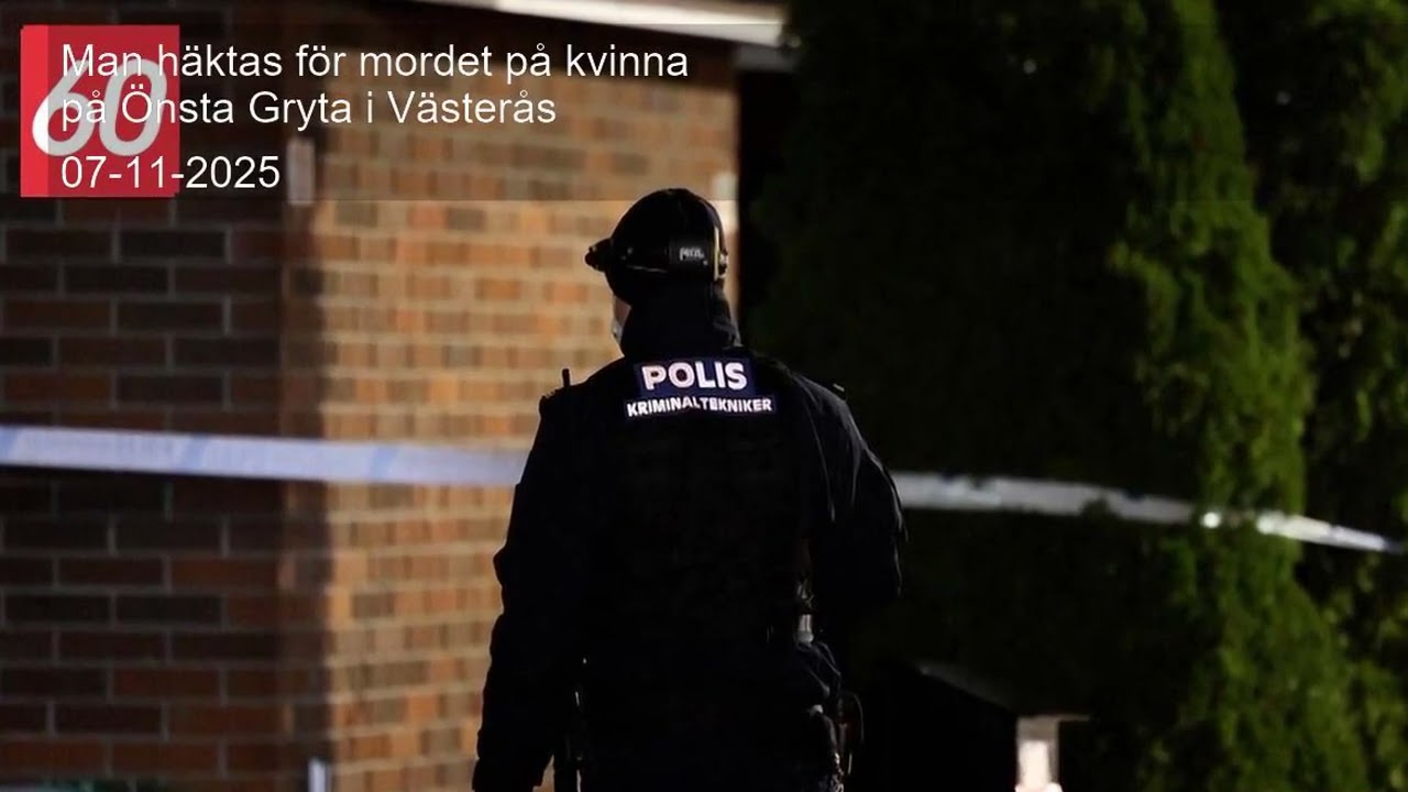 Man häktas för mordet på kvinna på Önsta Gryta i Västerås