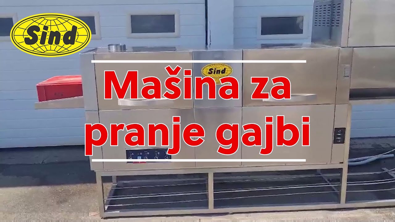Ma&scaron;ina za pranje gajbi | Washing machine for plastic boxes #masina #pranje #gajbe #sind #washing