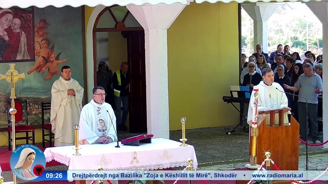 Mesha e shenjtë nga Bazilika e Zojës së Këshillit të Mirë, Shkodër.