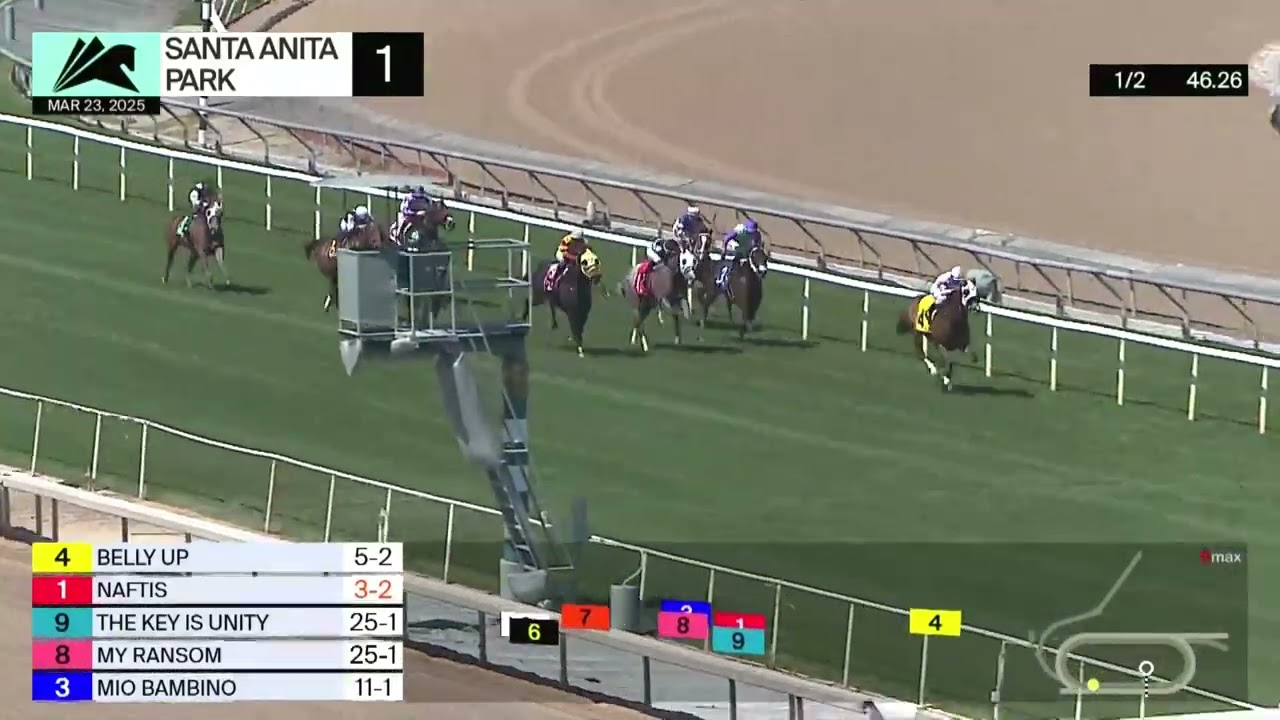 Santa Anita Park Carrera 1 - 23 de Marzo 2025