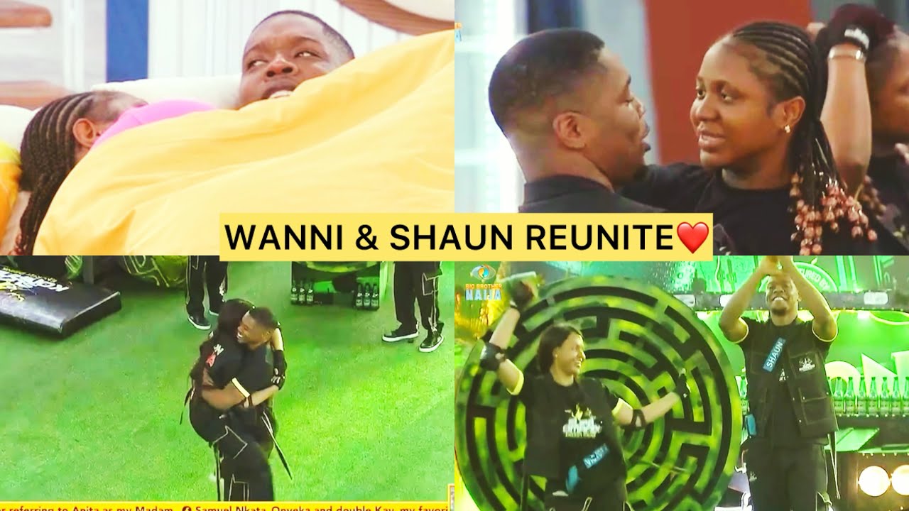 WANNI & SHAUN❤️ VICTORIA & SHAUN BIG HUG 💃🏻BBNAIJA NO LOOSE GUARD | BBNAIJA 2024