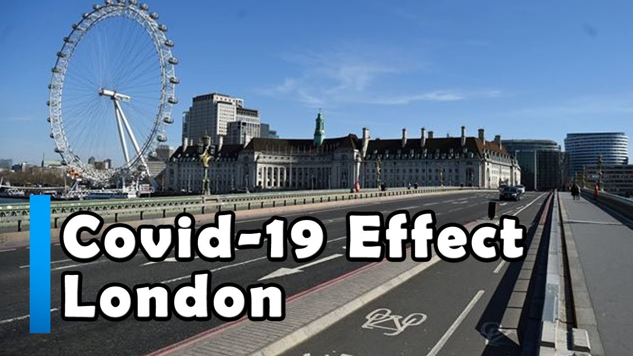 Drone Footage LONDON Under Covid-19 LOCKDOWN