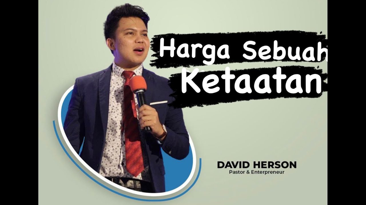 Harga Sebuah Ketaatan  - Ps David herson