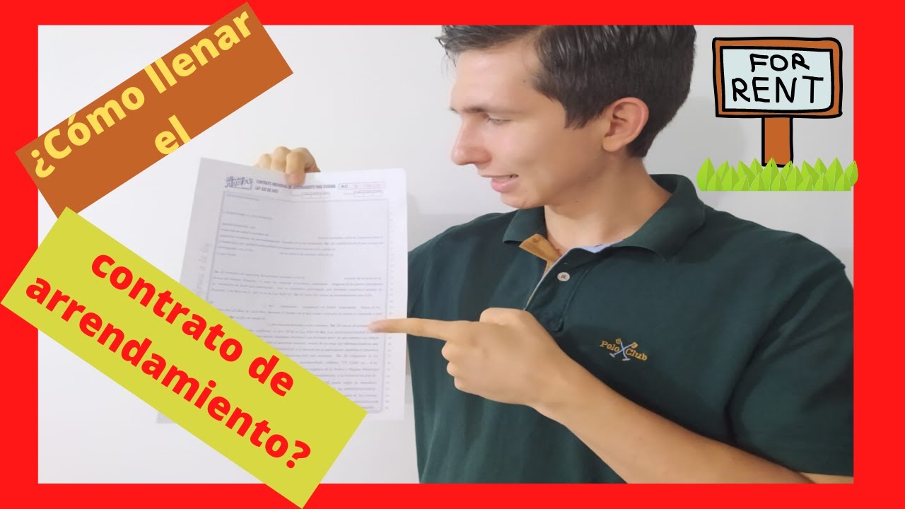 ¿Cómo llenar un contrato de ARRENDAMIENTO 2025? NO COMETAS ERRORES 😡💸🏚