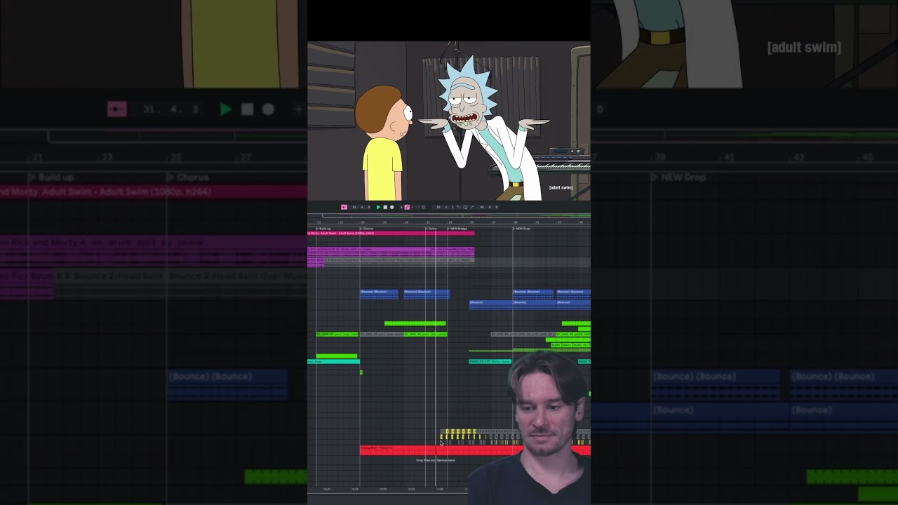 I&rsquo;m a Rick and Morty fan, can you tell? #rickandmorty #producer #musicproducer