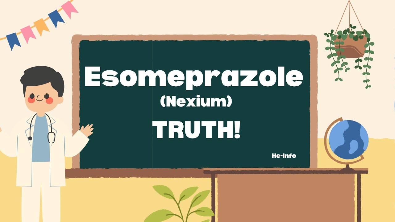 Esomeprazole (Nexium) Explained: Acid Reflux, GERD & Ulcer Relief | How It Works + Side Effects
