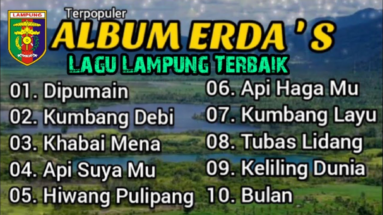 Full Album  - Lagu Lampung -ERDA'S Terpopuler 2021