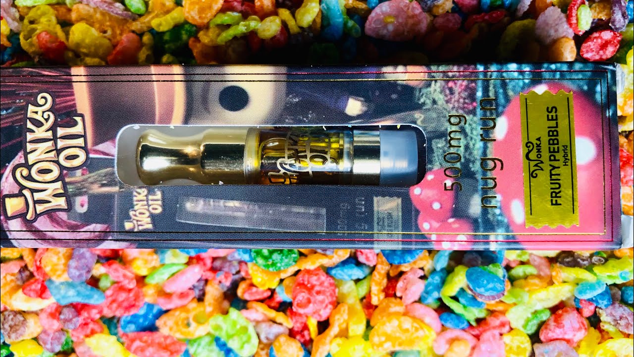 Wonka Oil- Fruity Pebbles 500mg Nug Run Cartridge Review