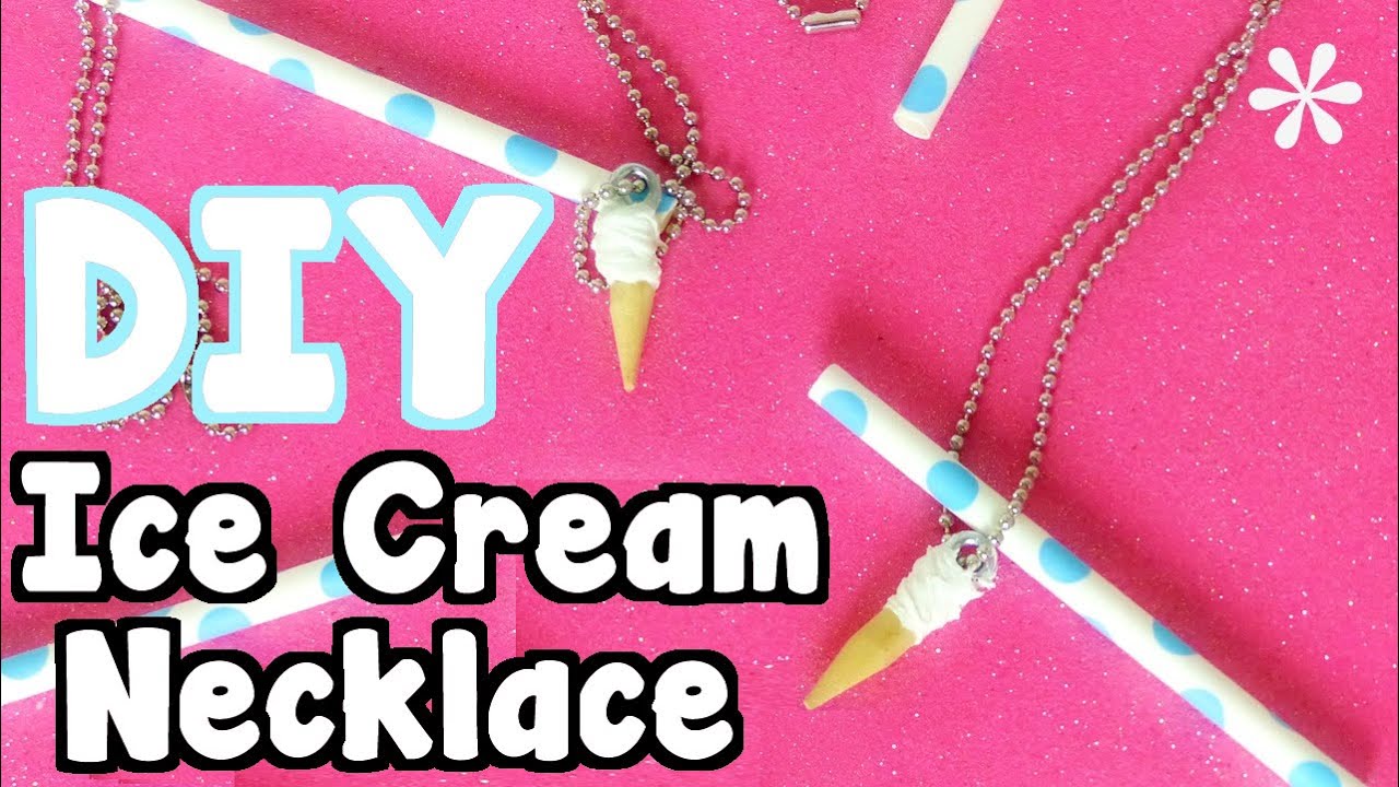 DIY Crafts: Ice Cream Necklace - KidPep Crafts & DIY