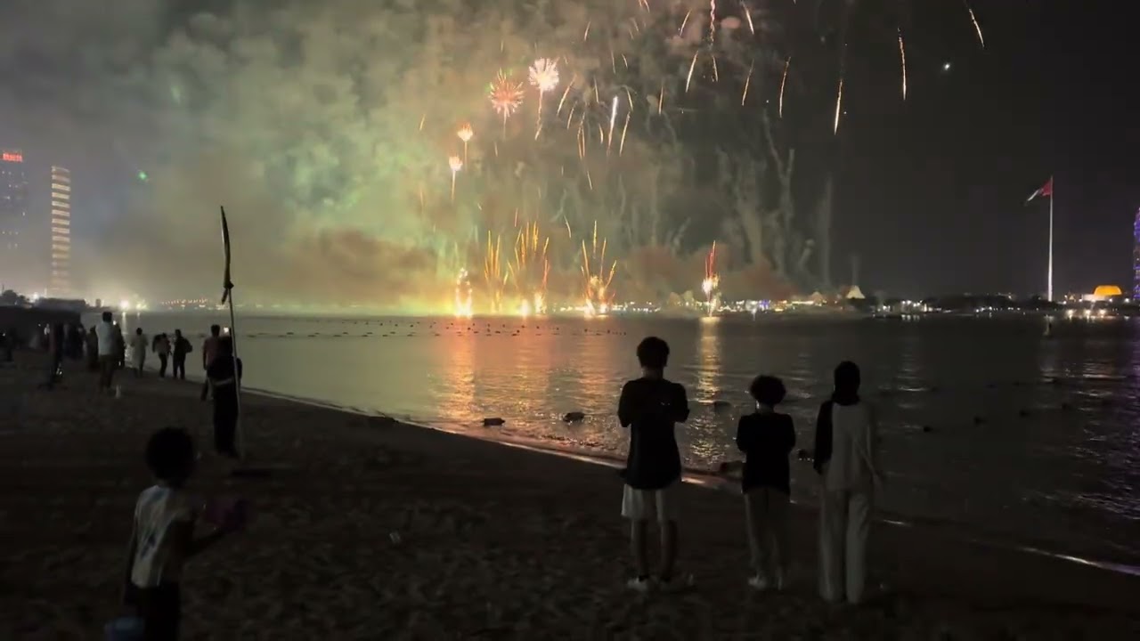 AbuDhabi National day Fireworks Corniche 2025