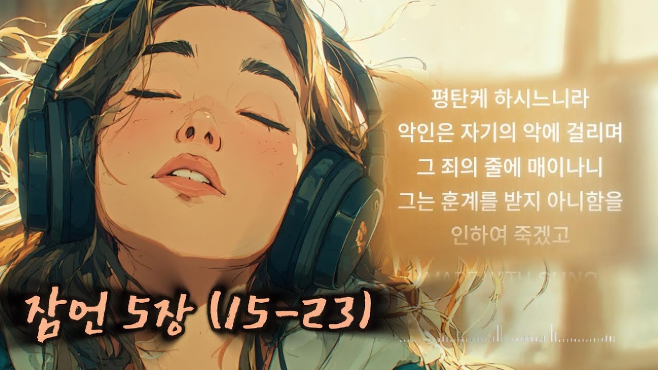 잠언 5장 15 - 23  