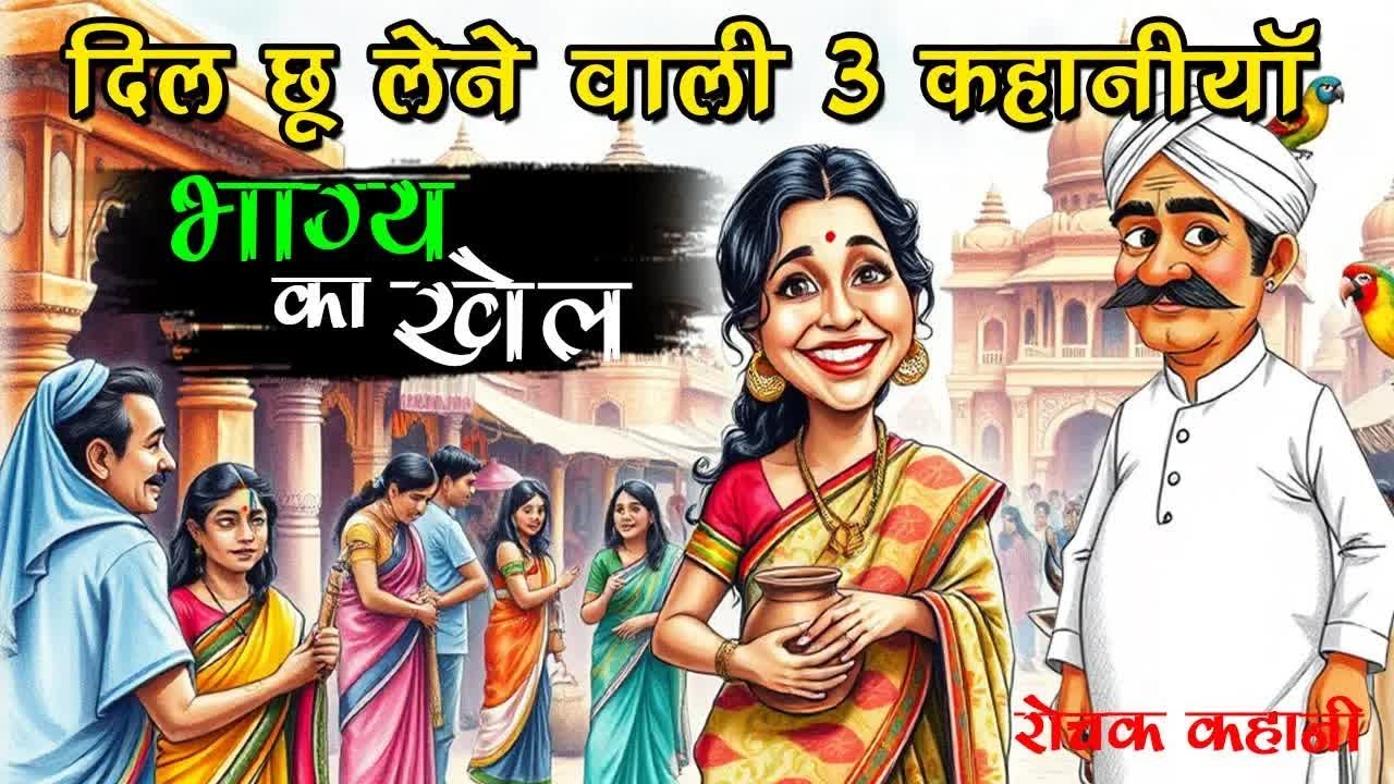 मन को छू लेने वाली 3 कहानियाँ । Hindi kahaniyan  हिन्दी कहानियाँ । Rochak Hindi Kahaniyan