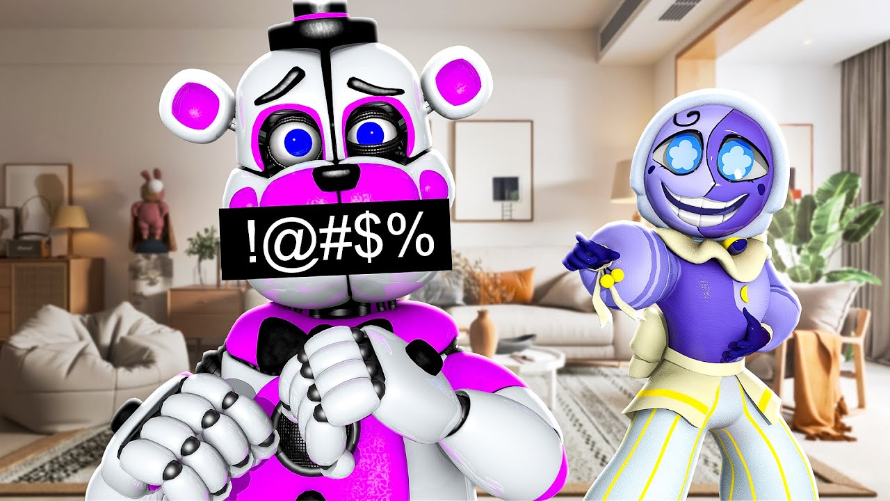 Lunar Teaches Funtime Freddy TO SWEAR!