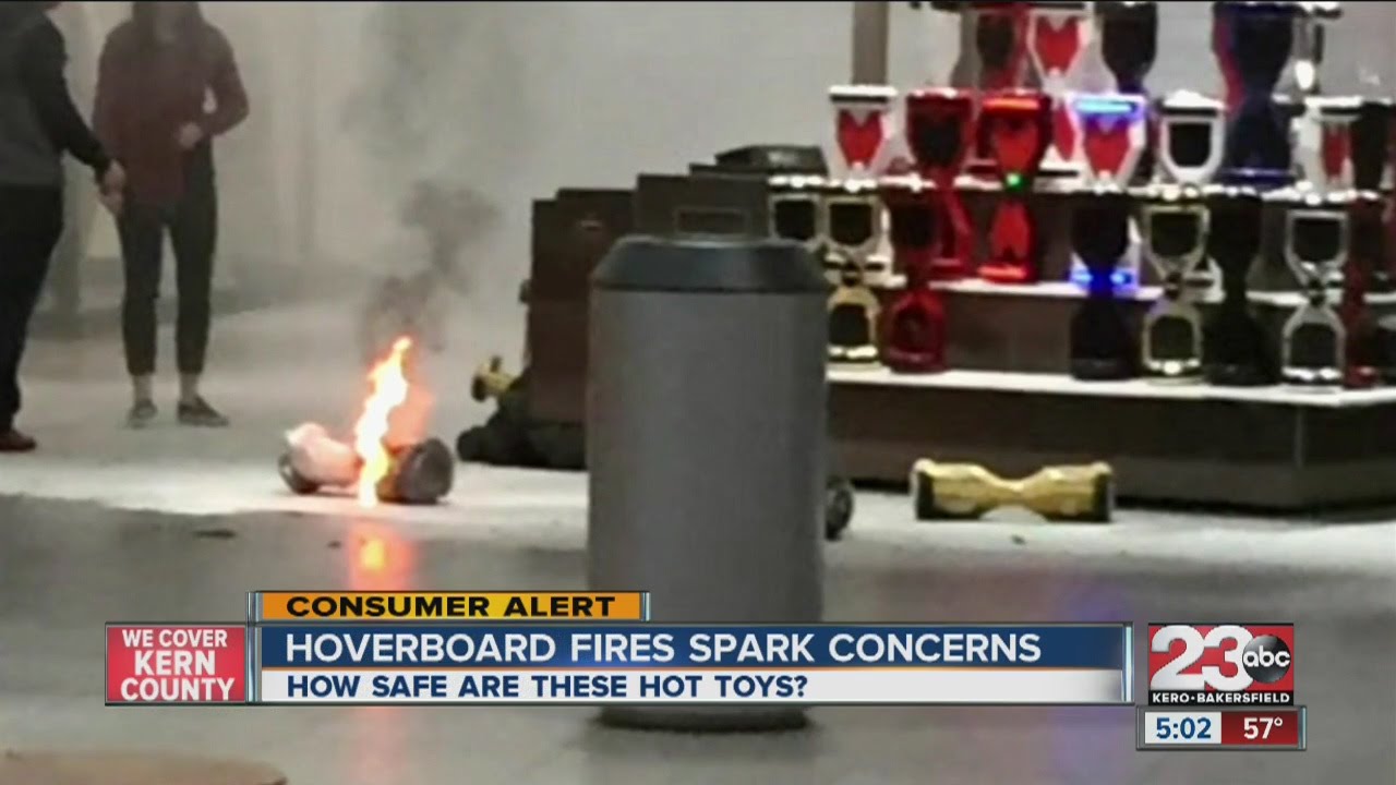 Hoverboard fires spark concerns over product safety