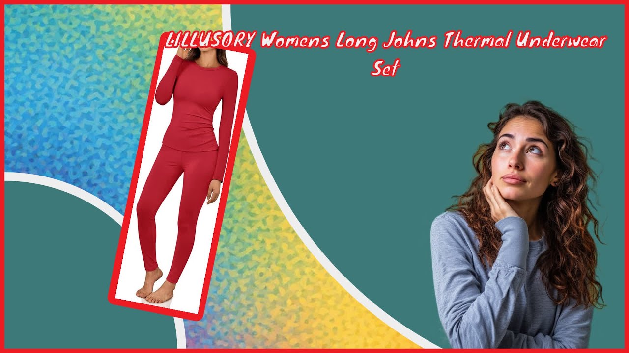 LILLUSORY Womens Long Johns Thermal Underwear Set review