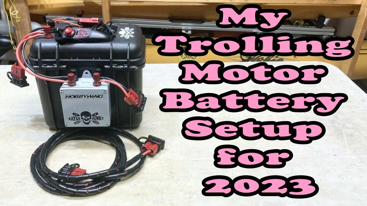 My Kayak Trolling Motor Battery Setup for 2023 - Florida Fish Hunter