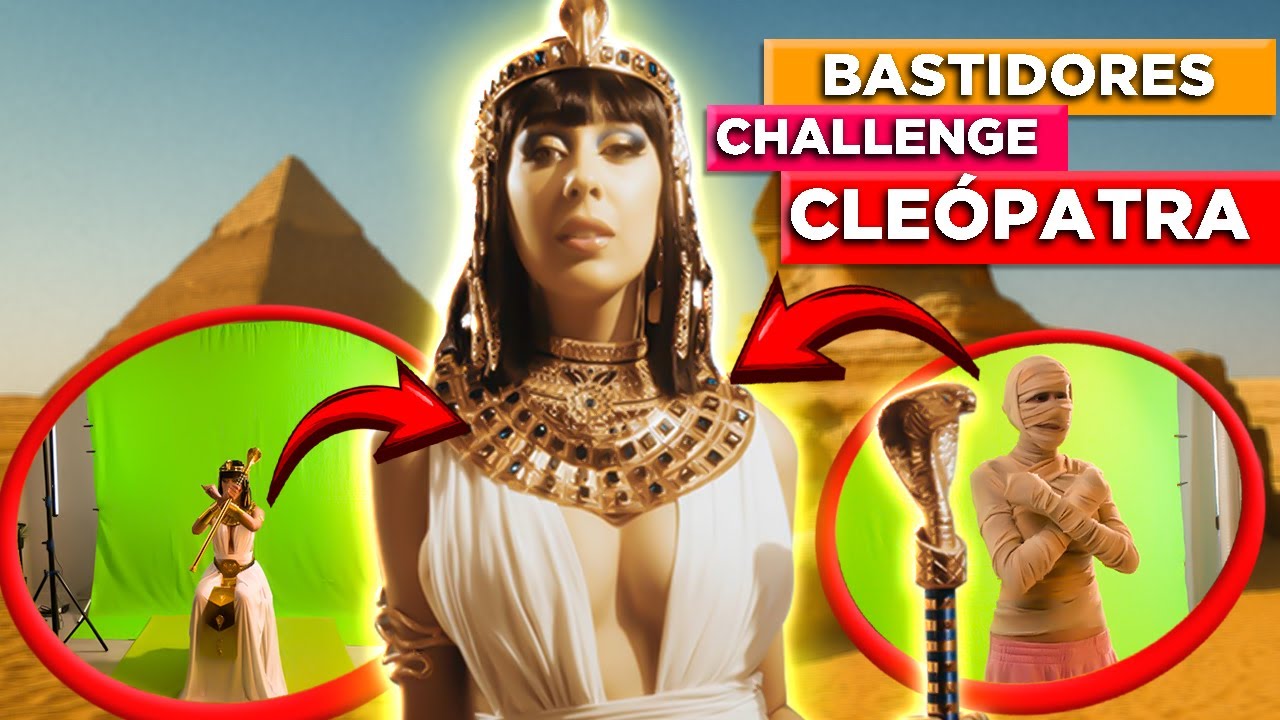 O DIA EM QUE GRAVAMOS O #cleopatramakeup  | BASTIDORES CHALLENGE CLEOPATRA