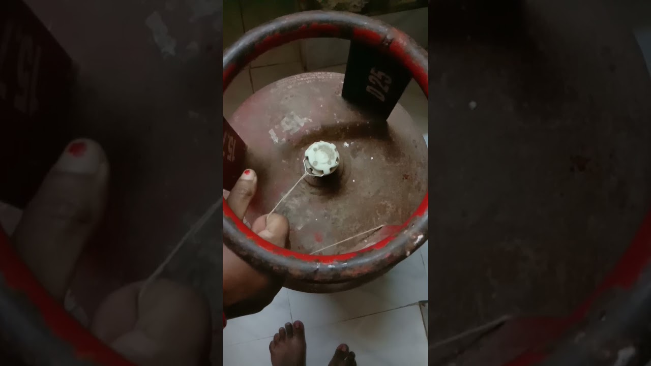 How to open gas cylinder cap in easy way || A & P world 🌎