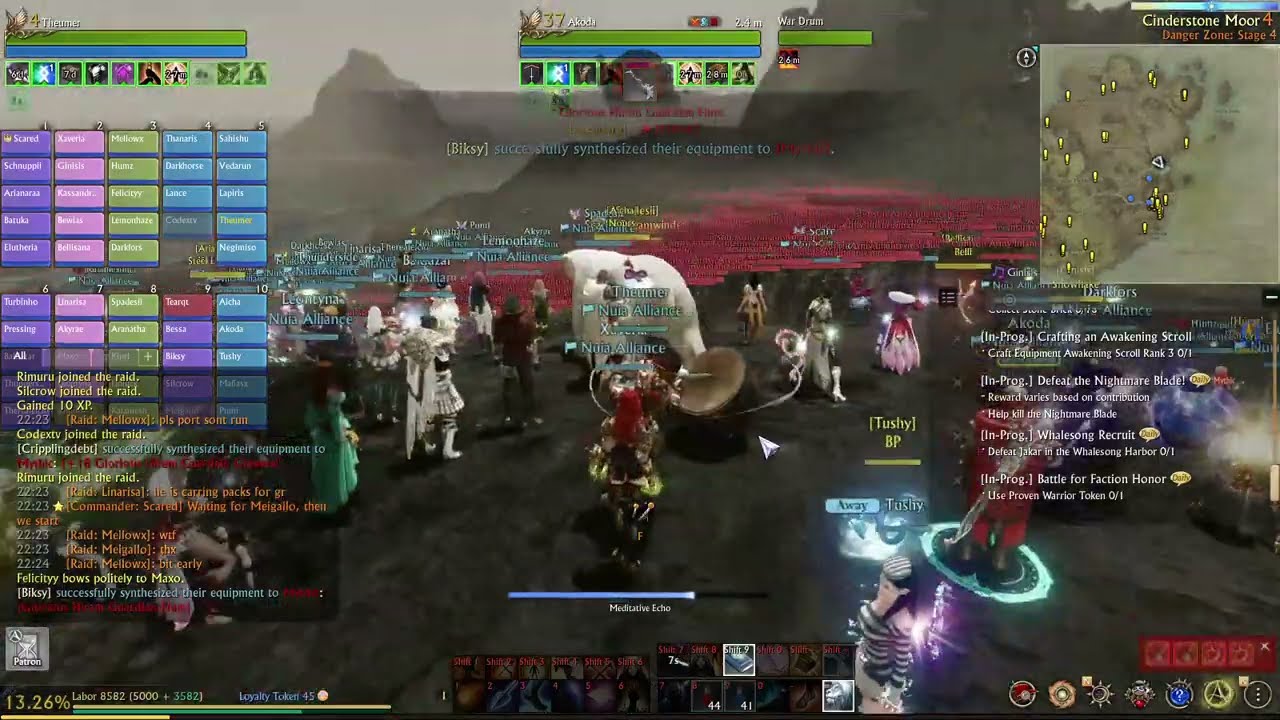 ArcheRage NA 50 players raid 