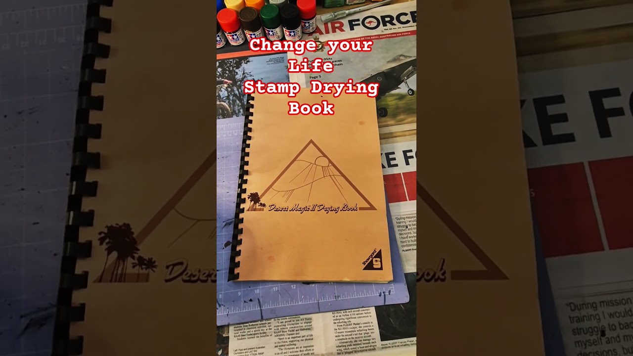 Is This The Coolest Stamp Drying Book Ever?