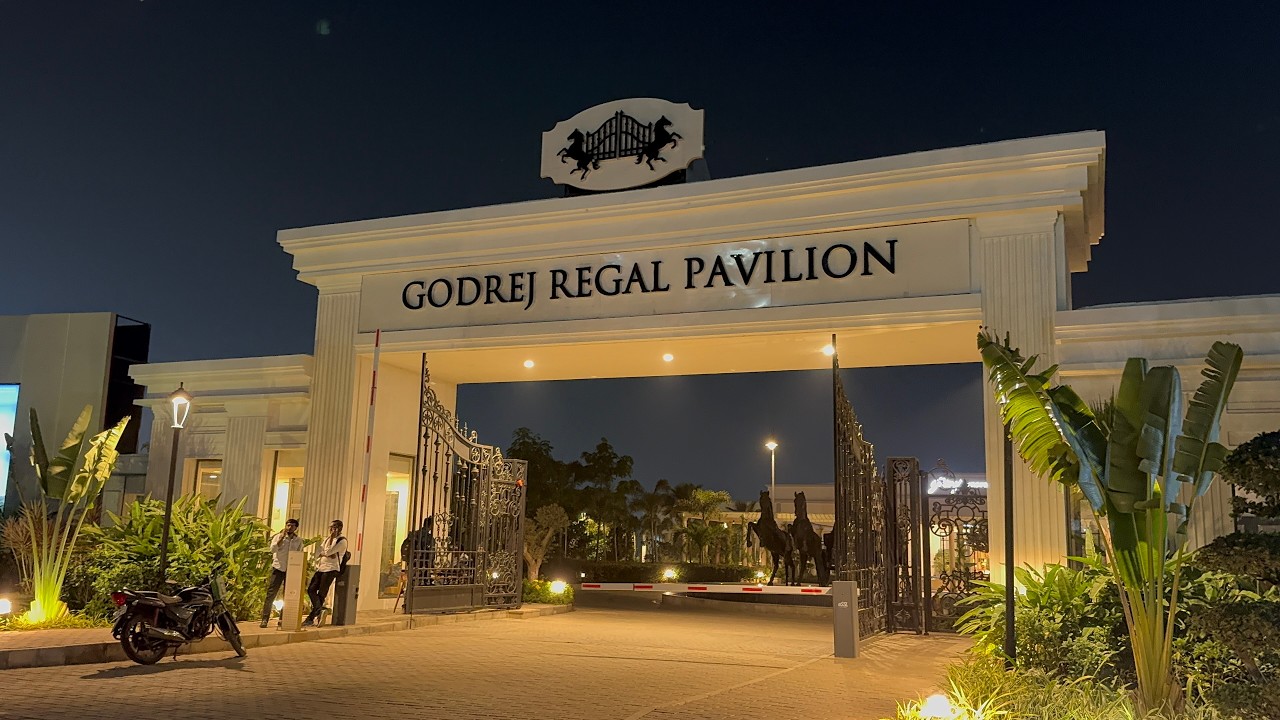 Видеообзор демонстрационных апартаментов Godrej Regal Pavilion 4BHK | Строящийся проект | Хайдара...