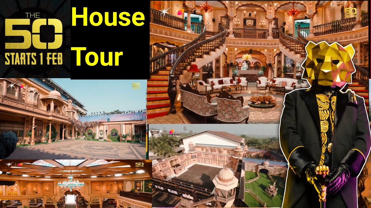 The 50 Lion House Tour 😲 | THE 50 HOUSE | The 50 House Tour Exclusive | First Look Of The 50 Palace