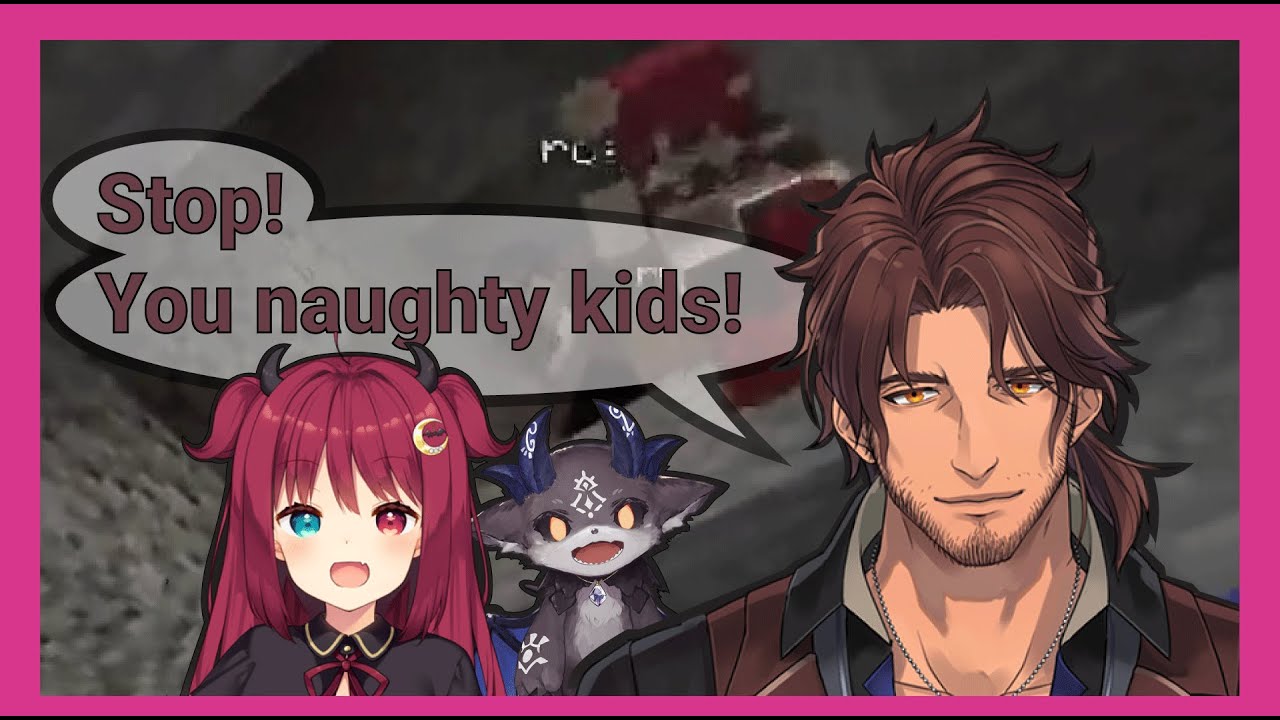 [Subbed] Two demon kids break into a boomer's house | Roa meets Belmond Banderas [NIJISANJI VTUBERS]