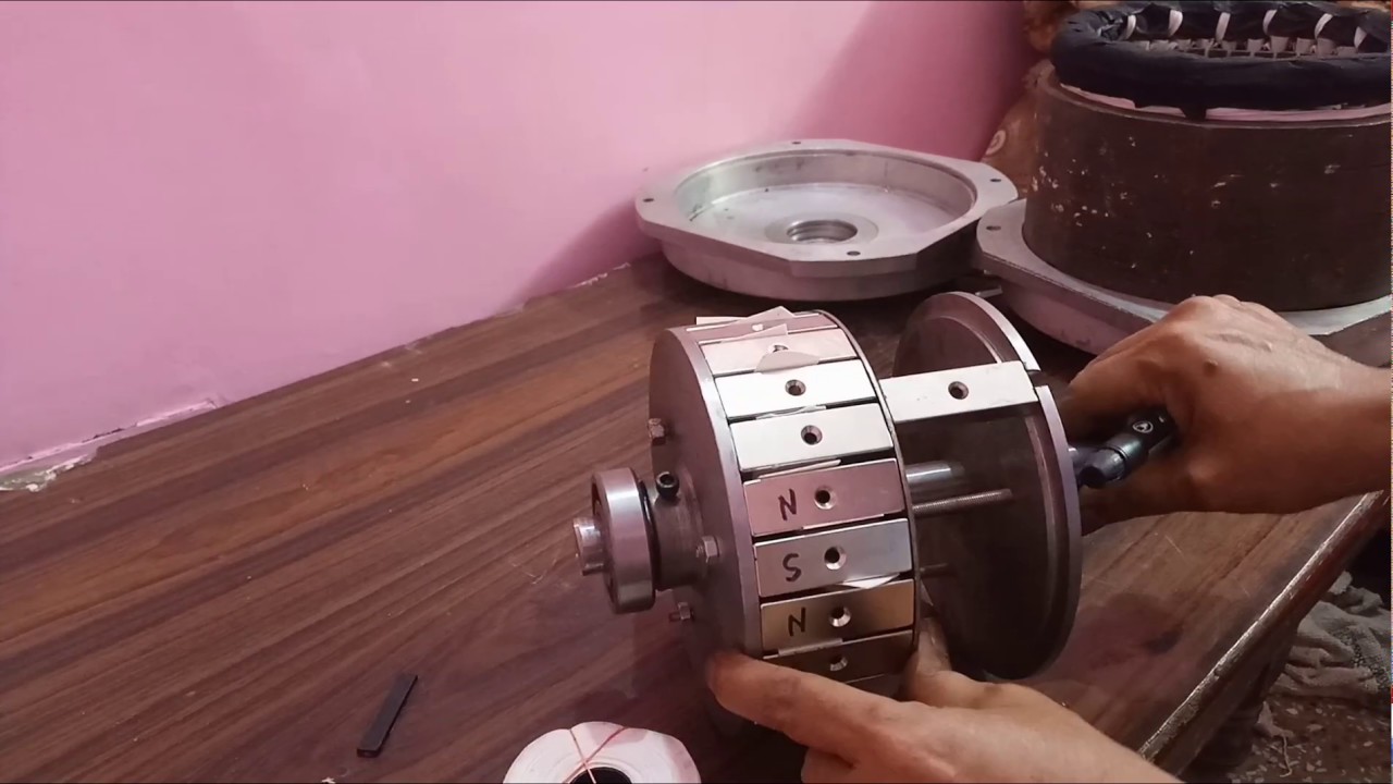 low rpm generator rotor from pvt ltd company